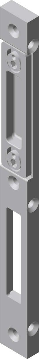 Schliessblech 19-212V 208x20x8mm Verstellbar