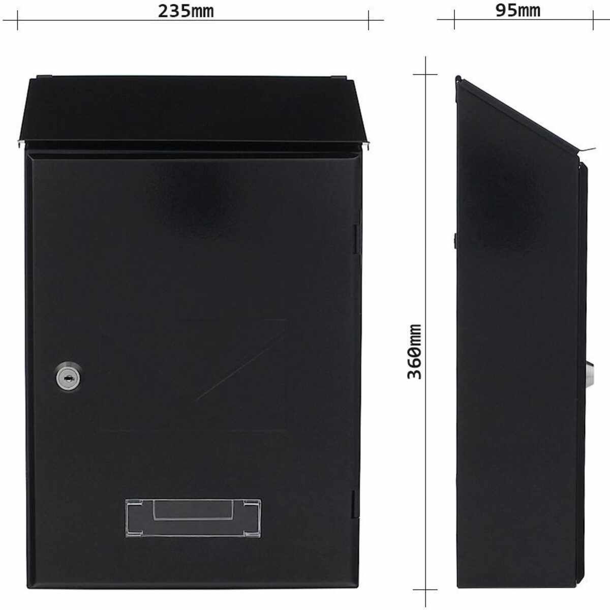 Briefkasten Pisa anthrazit