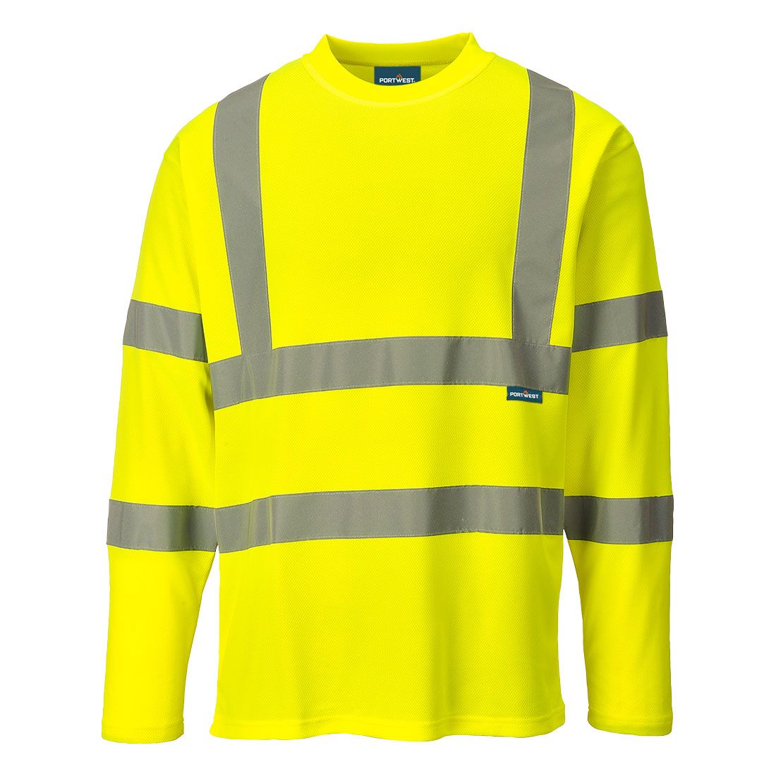 Portwest S278 Warnschutz-Langarmshirt, Gelb, Gr. XS