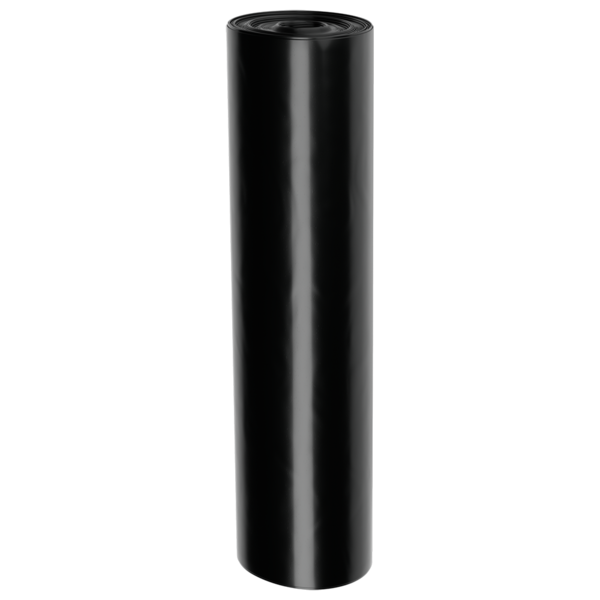 Abfallsäcke aus Recycling-LDPE, Typ 40 schwarz,60L - RL=25Stk, Karton=10Rollen