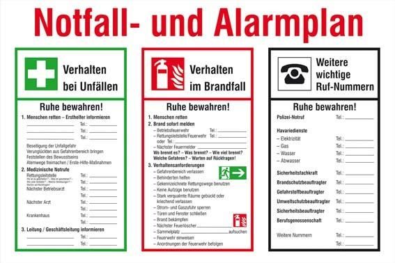 Notfall- und Alarmplan