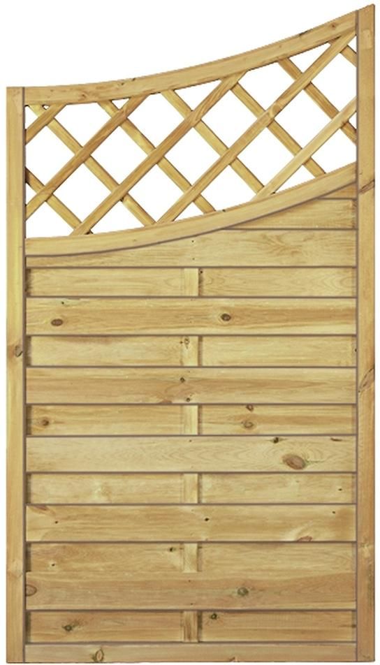 Maxi-Doppelbogen 2 grün Abschluß 90x160/140cm kdiRahmen 45/45mm, Lamellen geriffelt & geschraubt