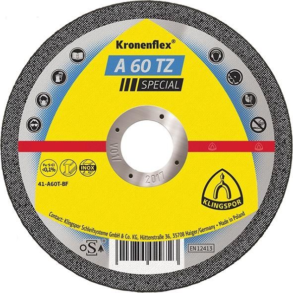 Trennscheibe gerade A60TZ125x1 mm KLINGSPOR
