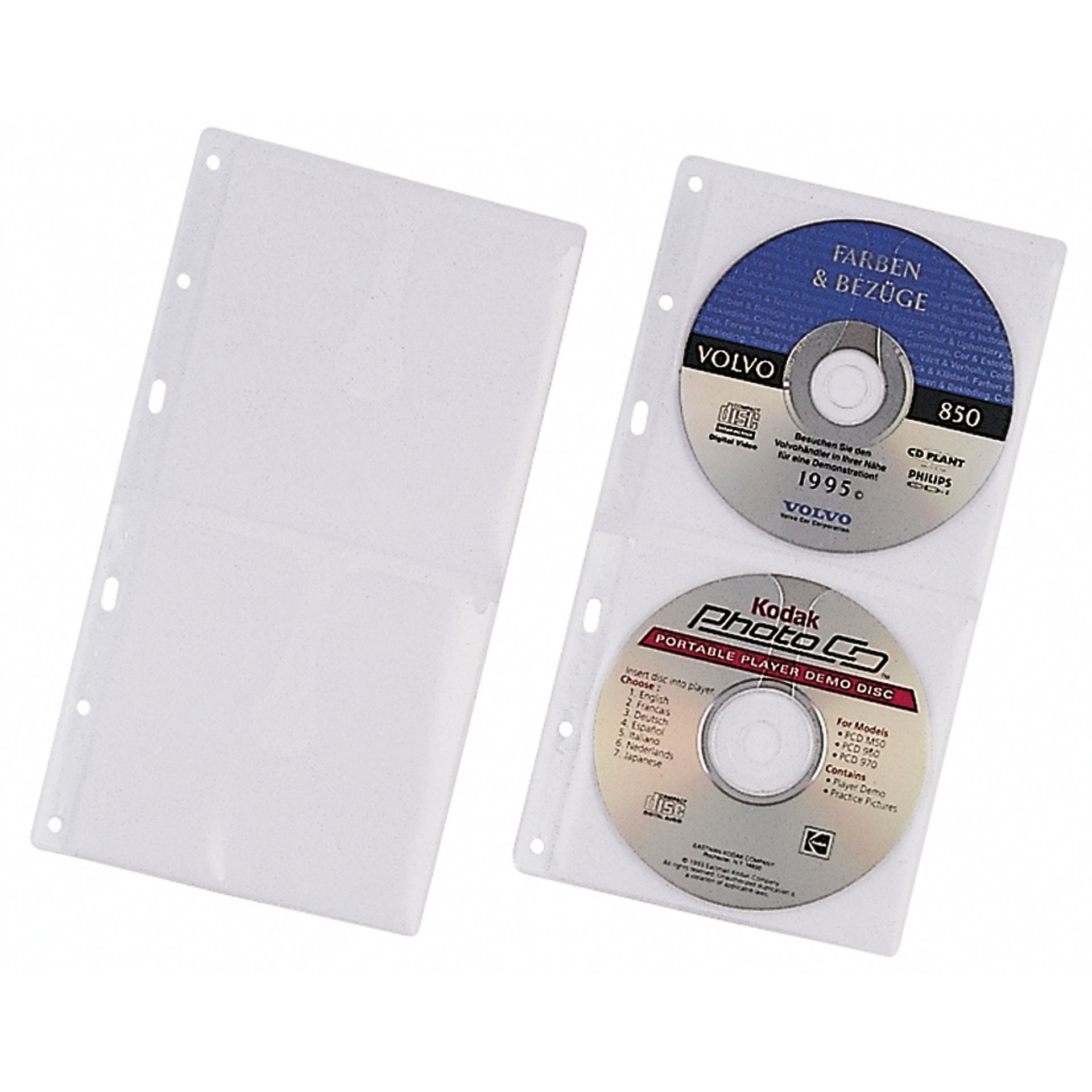 CD/DVD Hülle COVER S PP transparent 5 St./Pack.