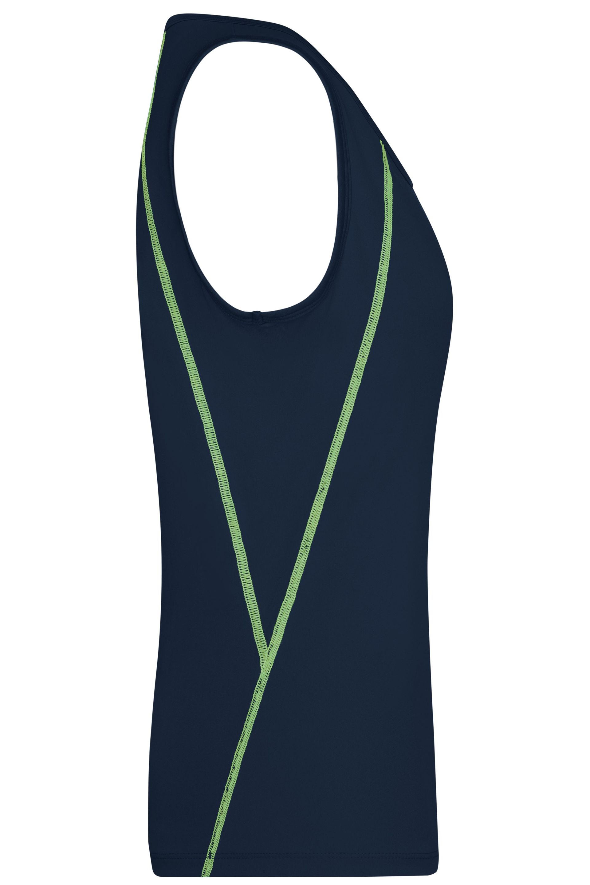 James & Nicholson JN493 Damen-Tank Top, Blau/Gelb, Gr. 2XL
