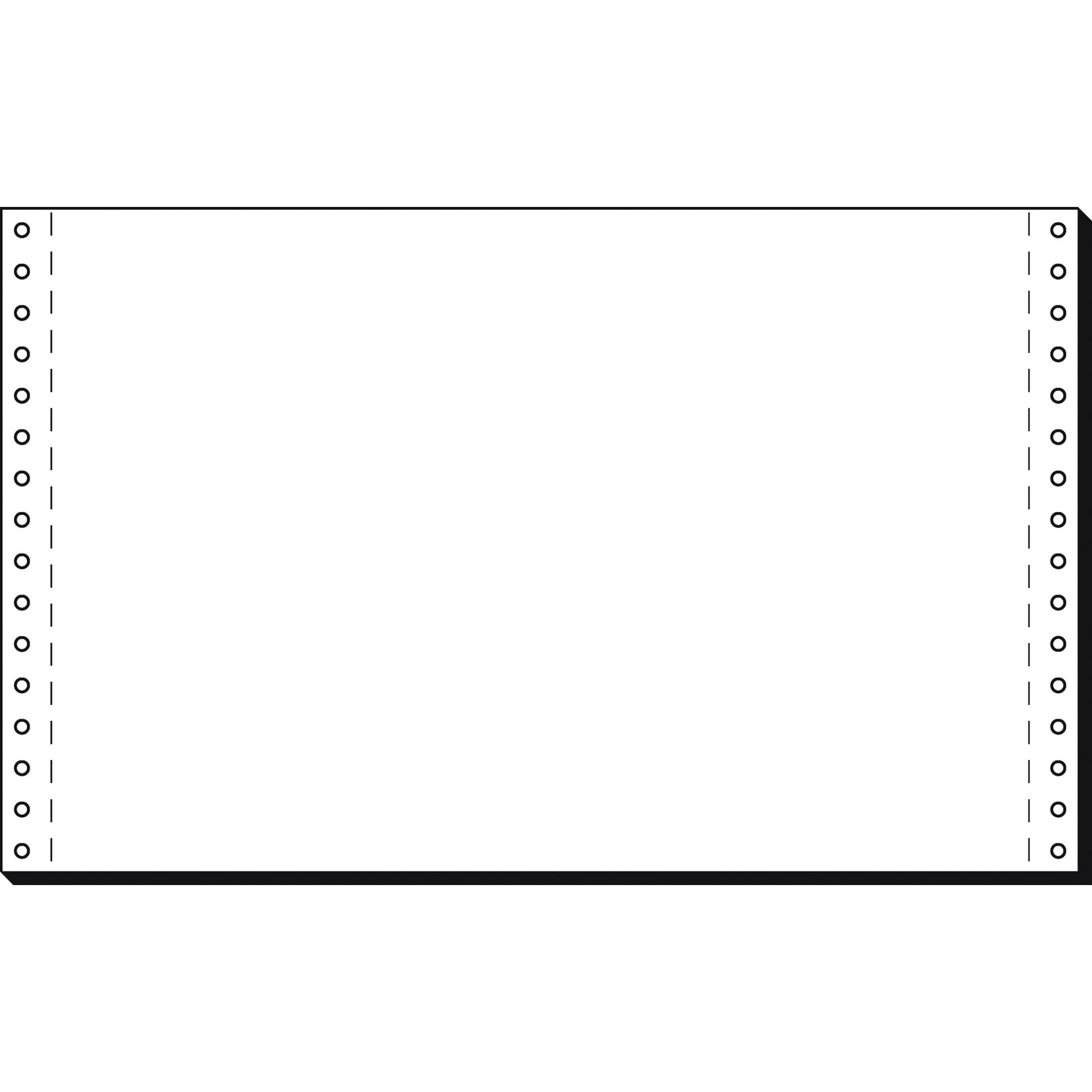 Computerpapier A4 quer 1fach 2.000Bl
