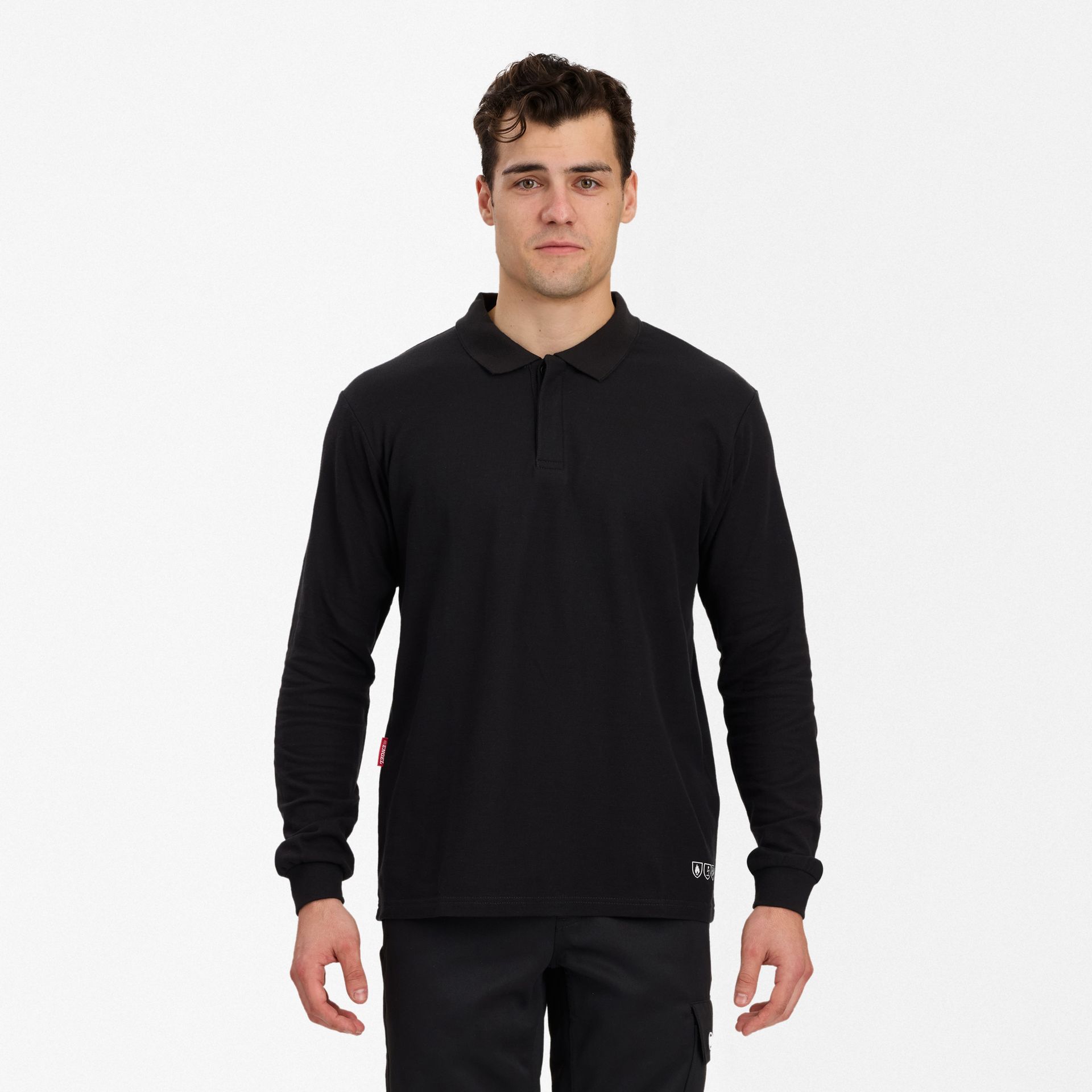 Safety+ Poloshirt Schwarz, Gr. L