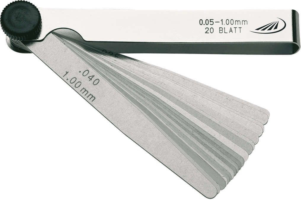 Präz.-Fühlerlehre 20Blatt0,05-1,0 mm HP