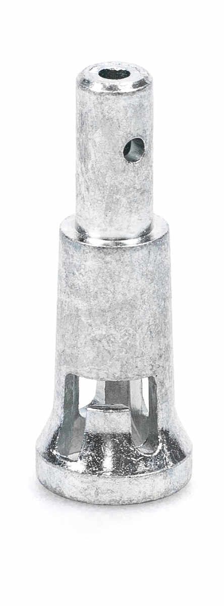 Kurbeltrichter Fz45/14 Zamak Silberfarbig
