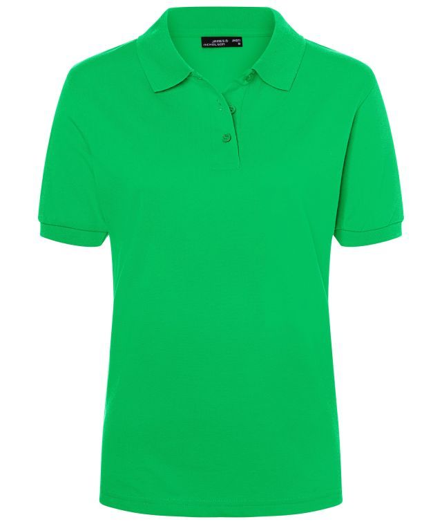 Classic Polo Ladies Hochwertiges Polohemd mit Armbündchen grün, Gr. M