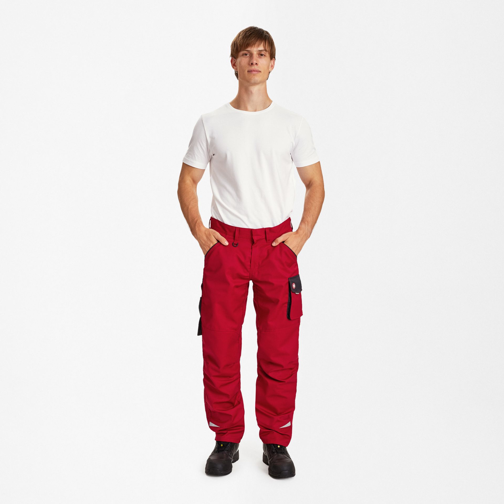 Galaxy Light Arbeitshose Tomato Red/Anthrazit Grau, Gr. 54