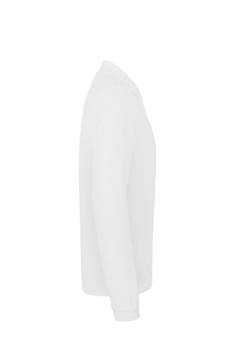 HAKRO Longsleeve-Poloshirt MIKRALINAR® HACCP weiß, XS