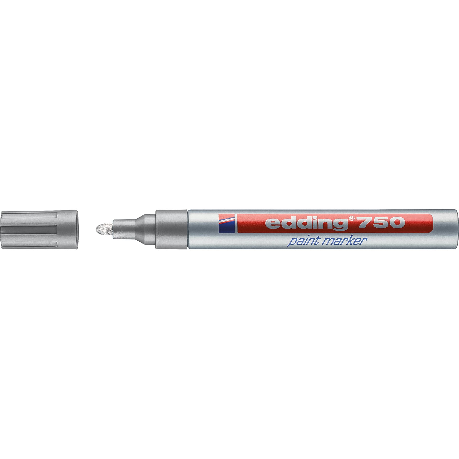 Lackmarker 750 2-4mm Rundspitze permanent silber