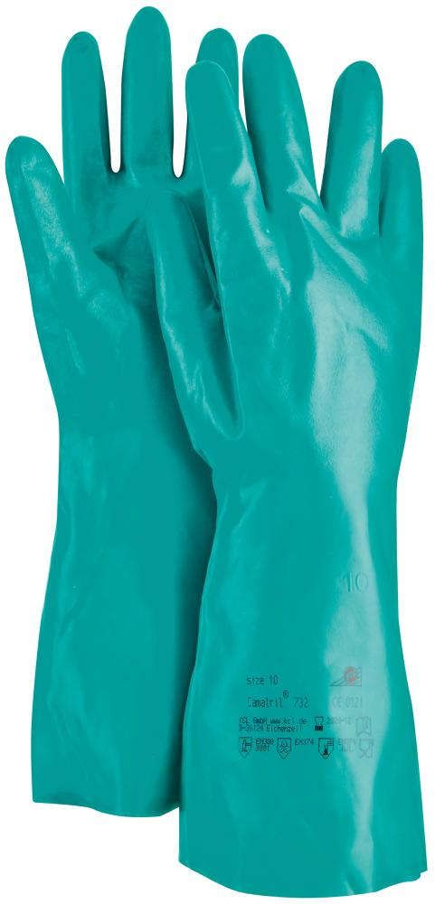 Handschuh Camatril 732, 400 mm,Gr.10,grün Honeywell