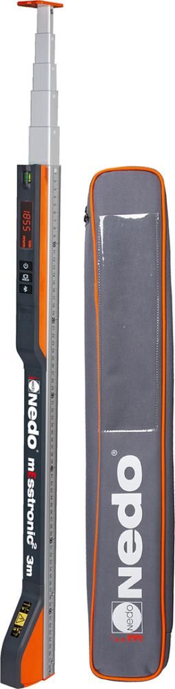 Teleskop-Messstab digital1,04-5,0m mEsstronic Easymit Bluetooth Nedo