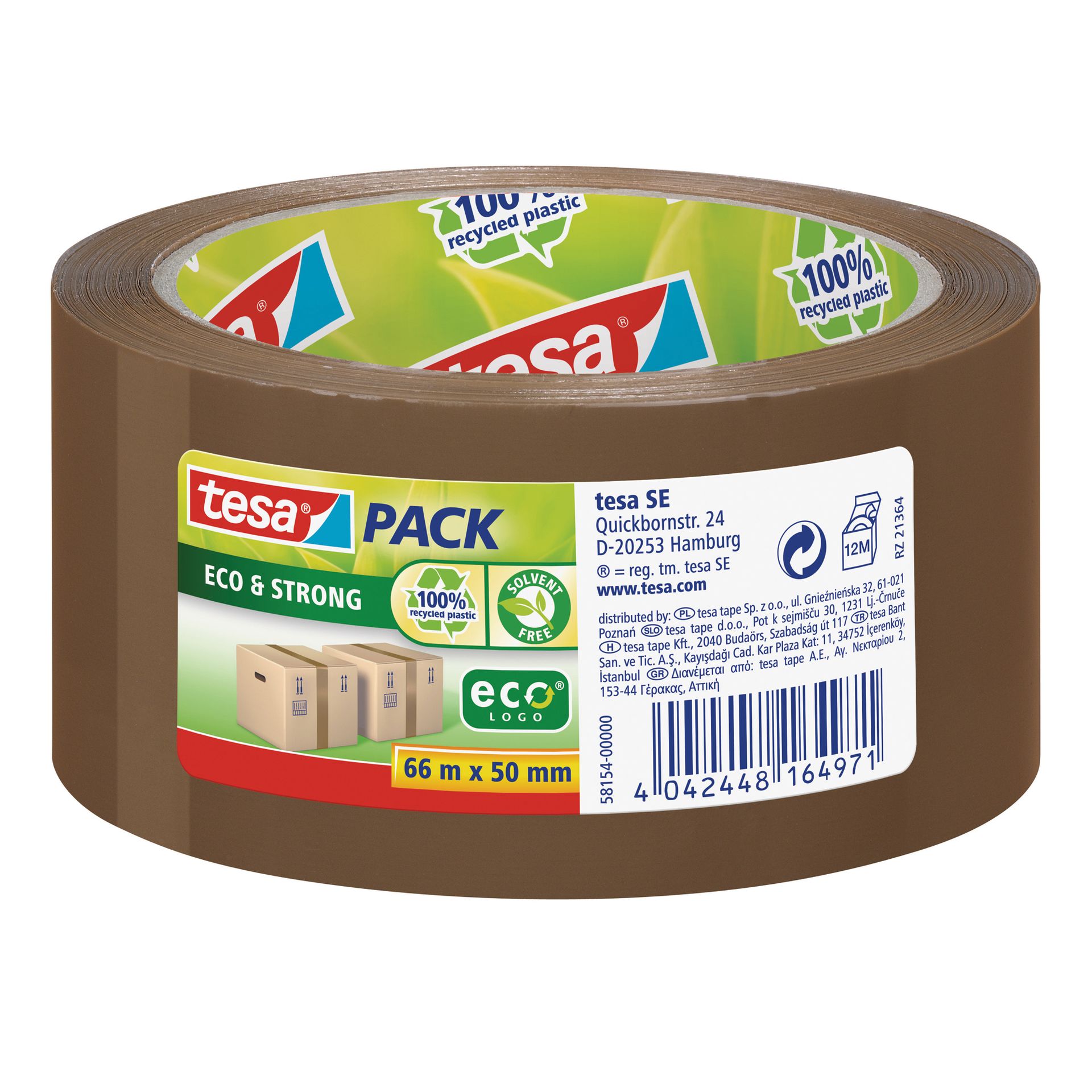 Packband Eco & Strong 50mmx66m braun