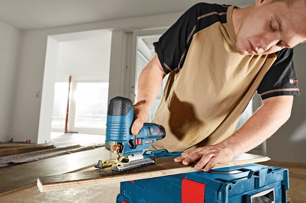 Akku-Stichsäge GST 12V-70 Bosch 2x12,0 V 3,0 Ah Ladegerät GAL1230CVL-Boxx