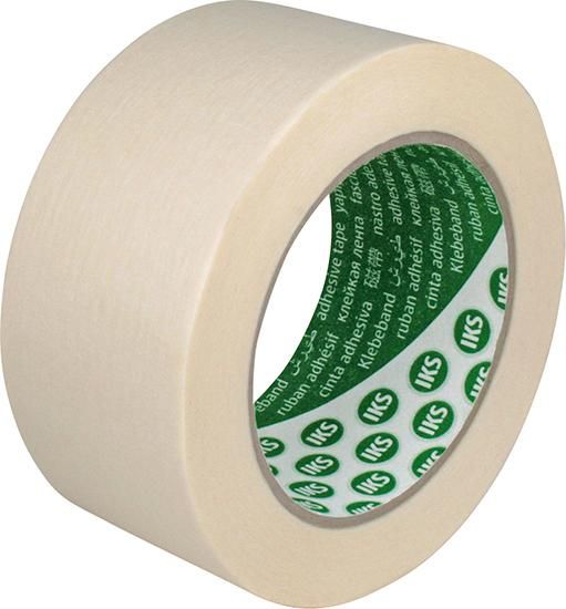 Krepp-Klebeband 80°C 19mm x 50m, chamois Naturkautschukkleber
