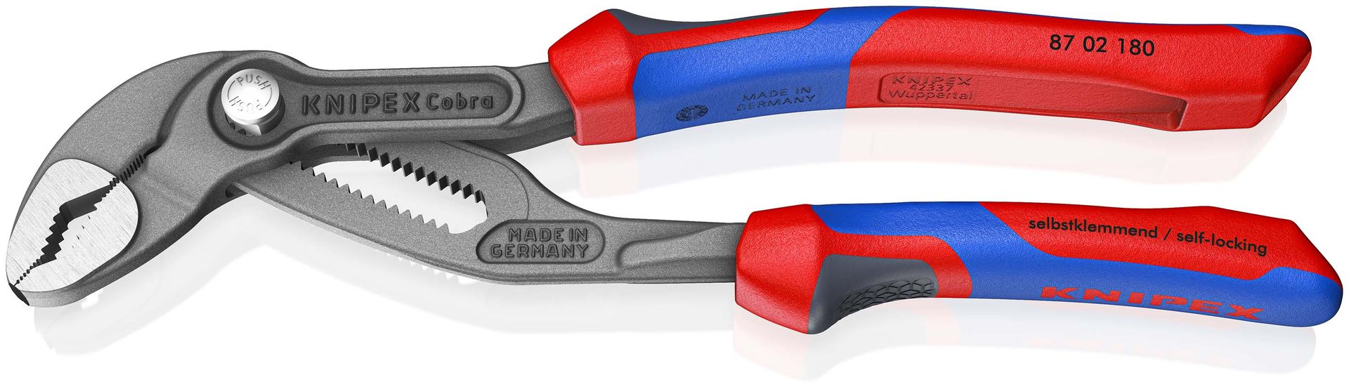 KNIPEX Cobra® Hightech-Wasserpumpenzange mit Comfort-Griffen