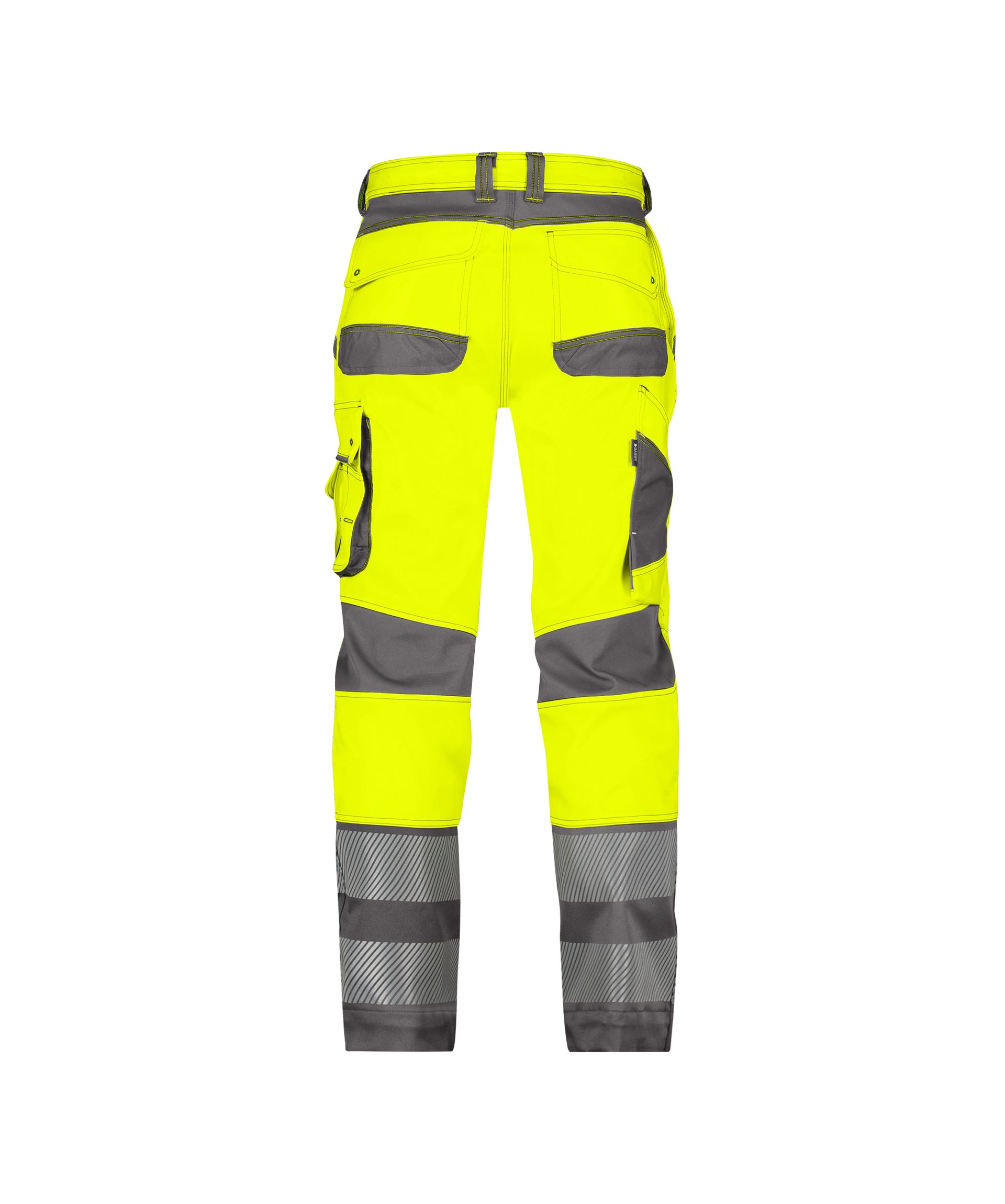 DASSY Minnesota Warnschutz-Arbeitshose, Neongelb/Zementgrau, Gr. 42