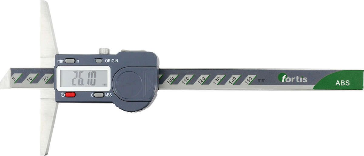 Tiefenmessschieber 150/0,01 mm FORTIS