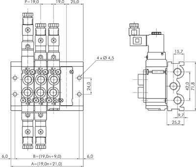 BLINDPLATTE F. PRS-LEISTE FÜR BAUREIHE SC400/SCE400