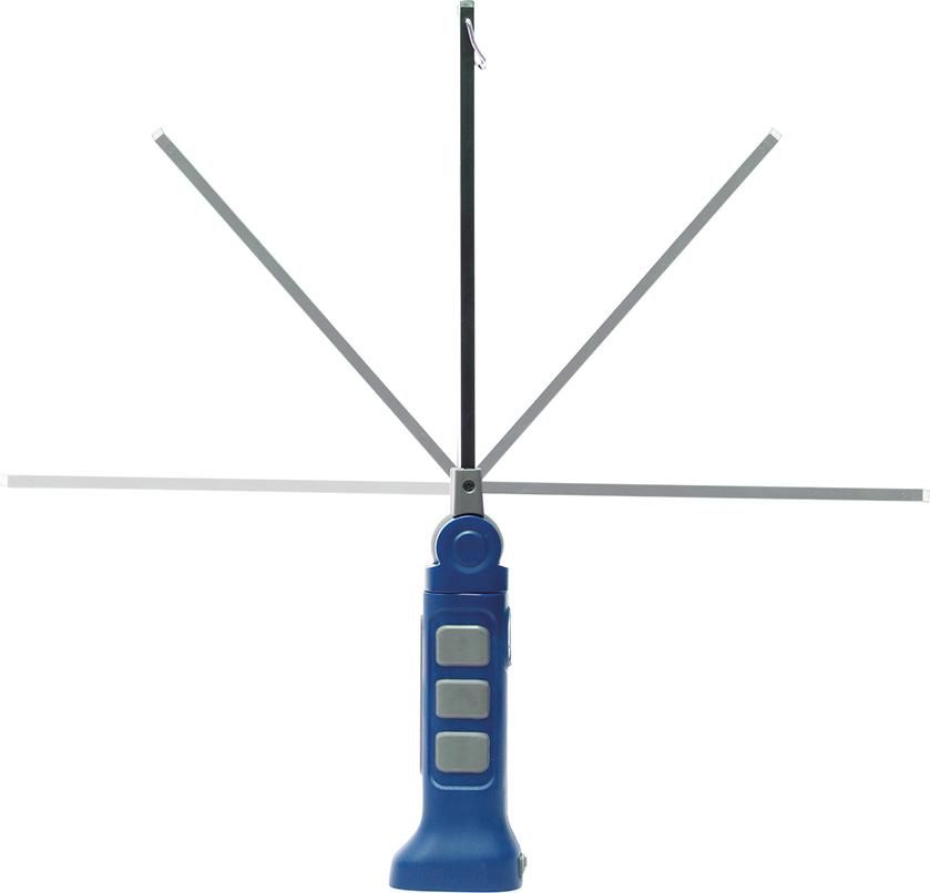 LED-Akkulampe EVO 6 Superflach, 2x180Gdrehbar