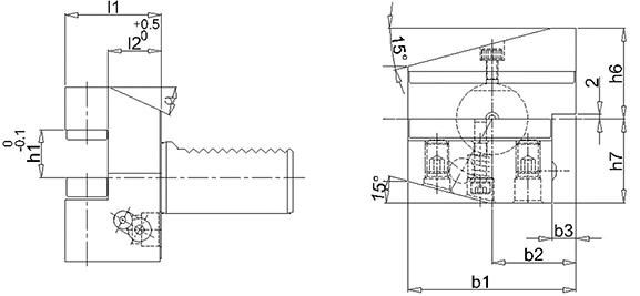 VDI-Halter DIN69880 B3A-30x20x40