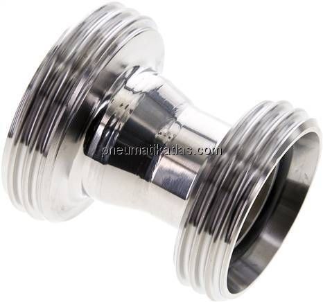 Doppelnippel (Milchgewinde) Rd 58 x 1/6"-Rd 52 x 1/6"