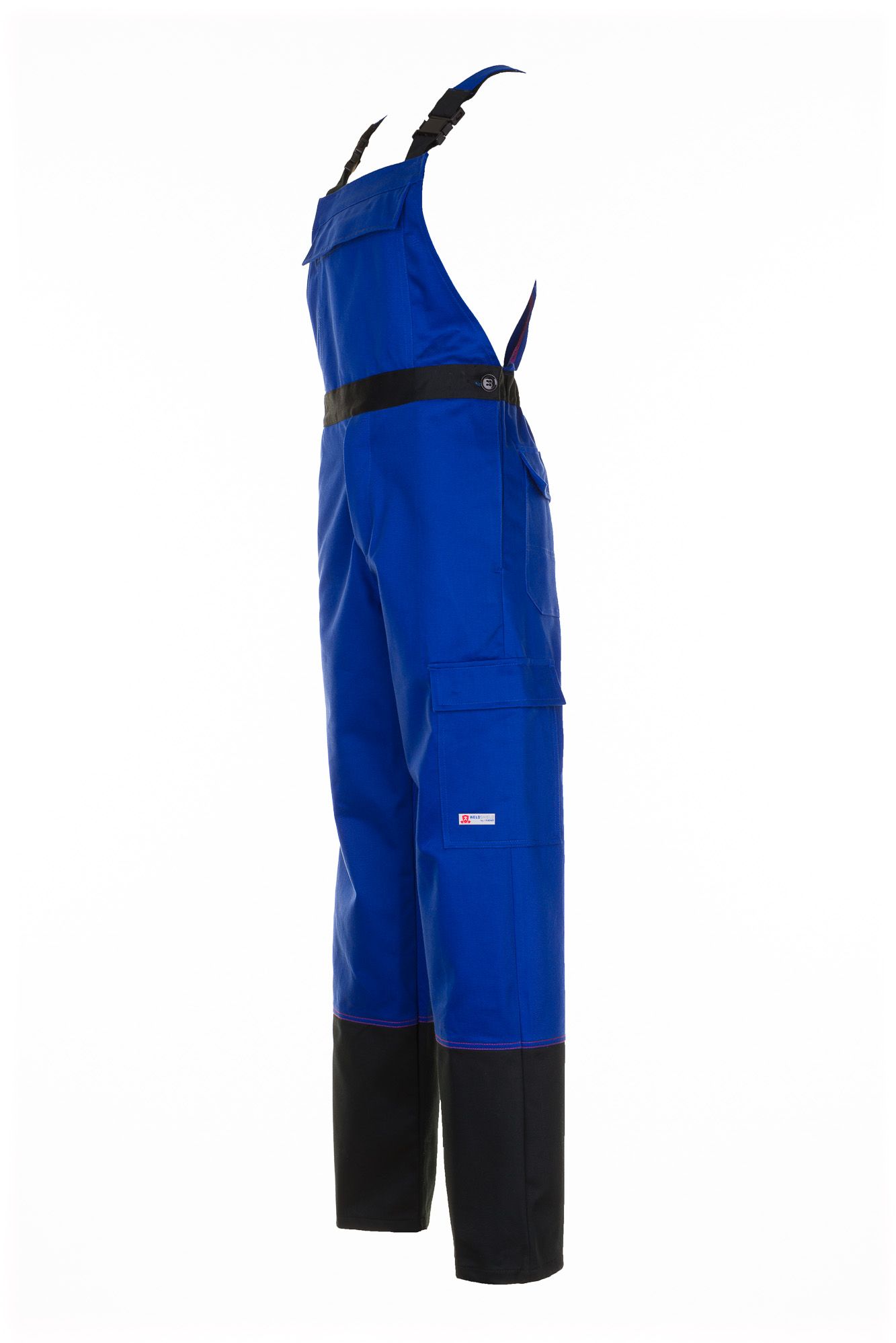Latzhose Weld Shield, Gr.102,kornblau/schwarz