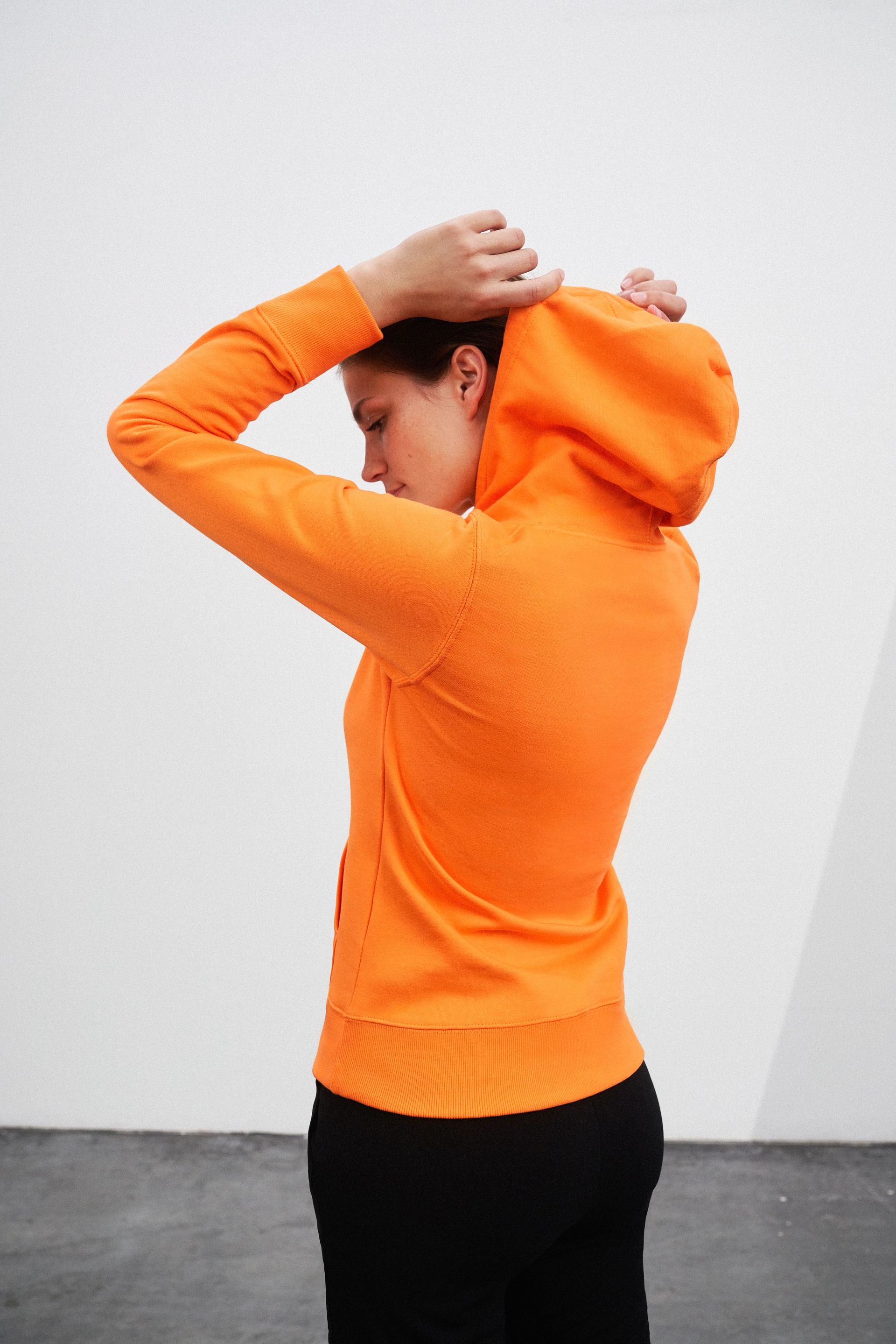 James & Nicholson JN051 Damen-Sweatshirt, Grau, Gr. L