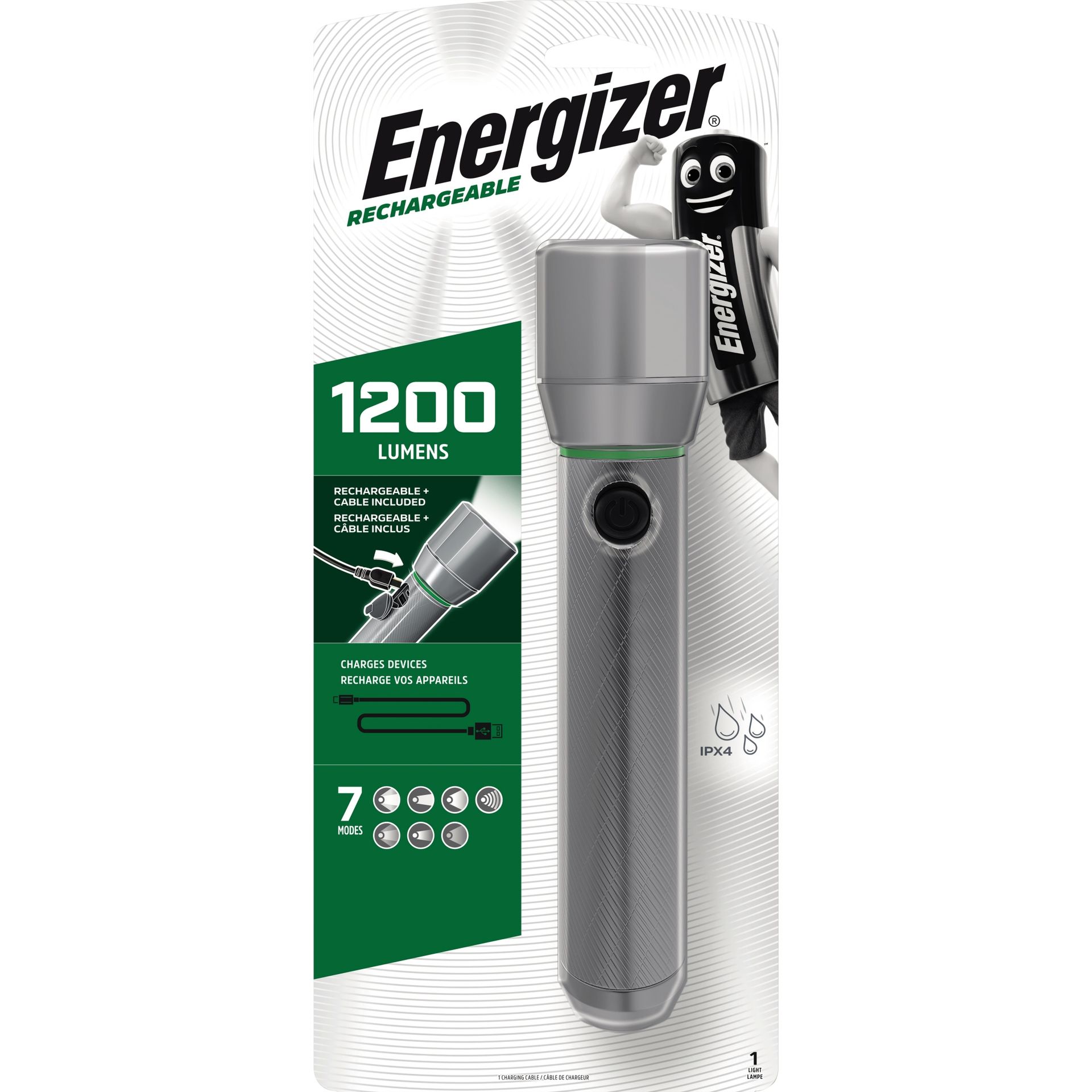 Taschenlampe Vision HD Focus Rechargeable