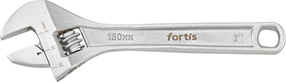 FORTIS Rollgabelschlüssel 6" 150mm verchromt