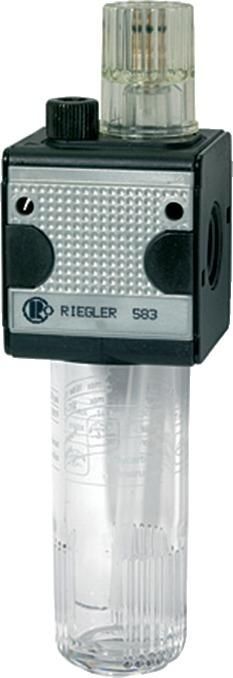Nebelöler multifix mit Polycarbonatbehälter BG1 G1/4" RIEGLER