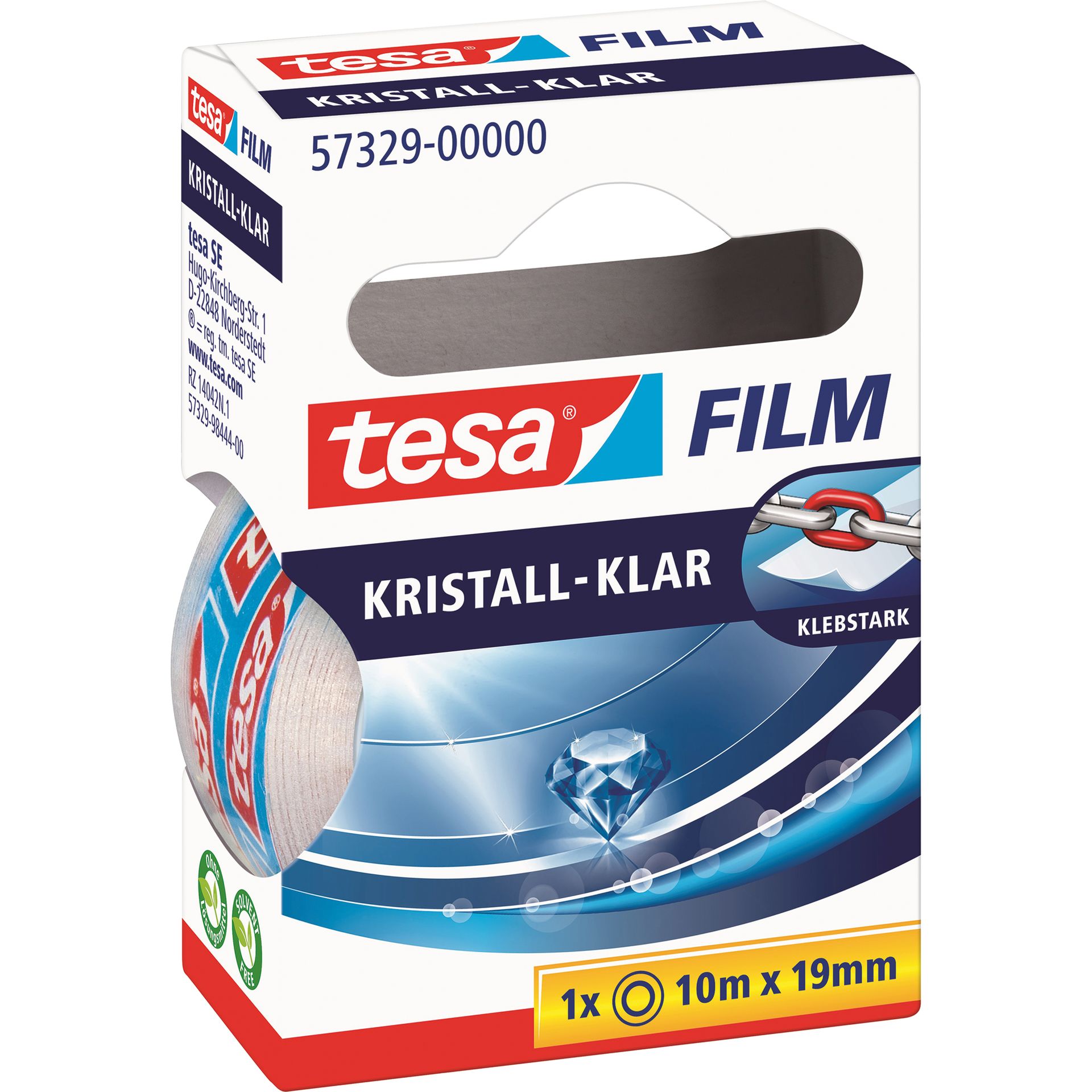 Klebefilm  kristall- klar 19mmx10m