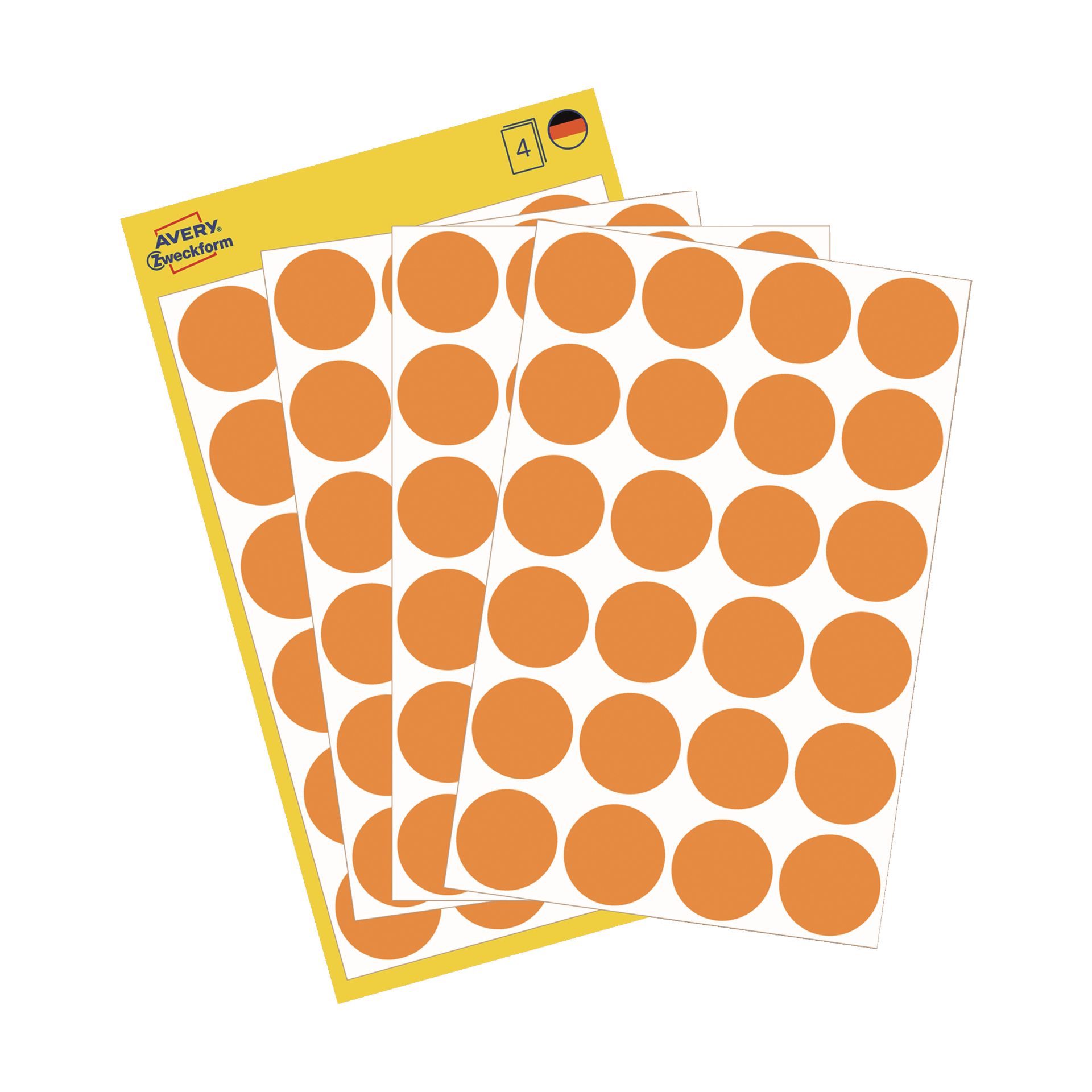 Markierungspunkt 18mm leuchtorange 96 St./Pack.