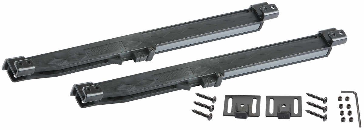 Schiebetür-Safe Close Dämpfer CORVARA - 1 Set mit 2 Dämpfern bis 80 kg - und 2 Mitnehmern mit Befestigungsset