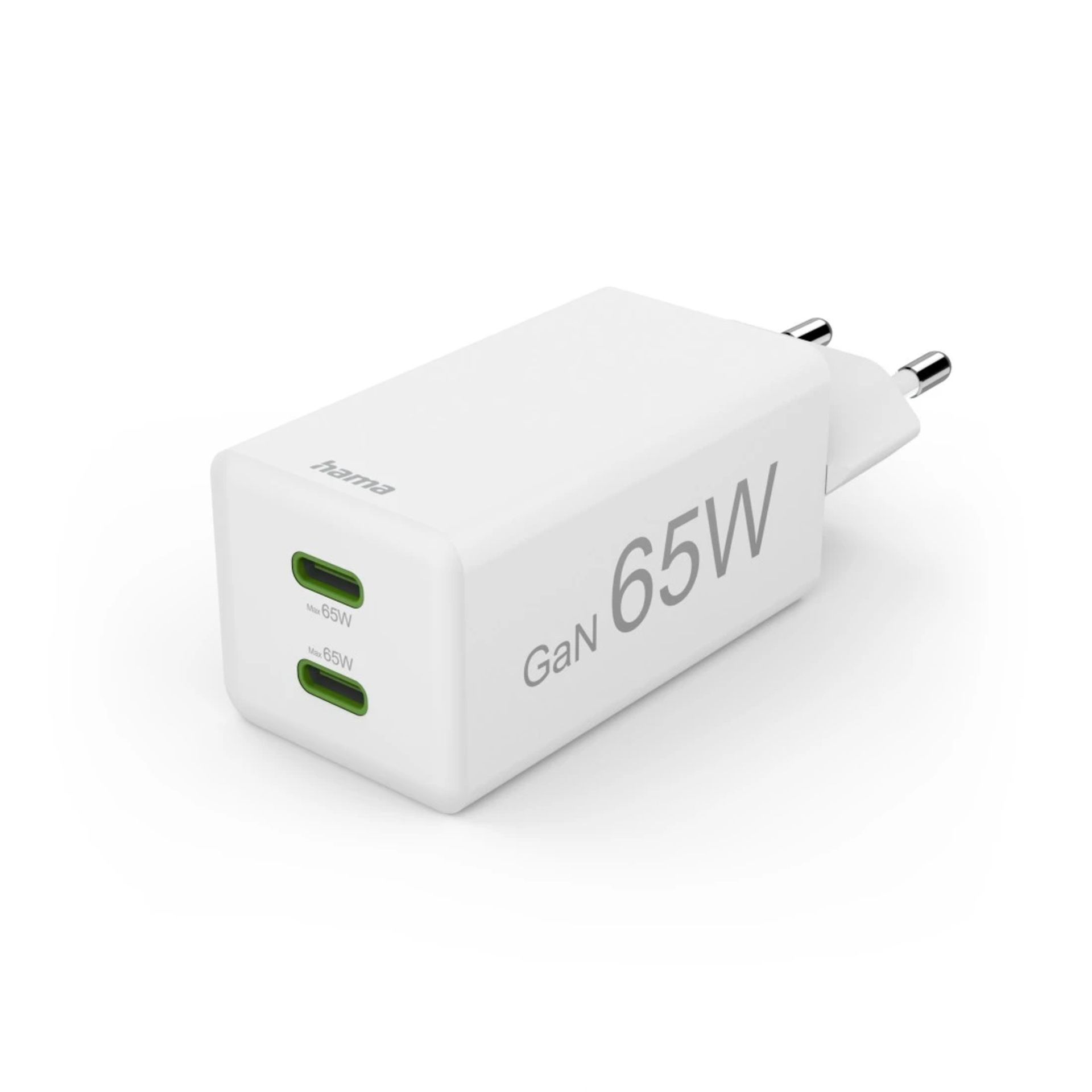 Schnell-Ladegerät 2xUSB-C PD 65W ws