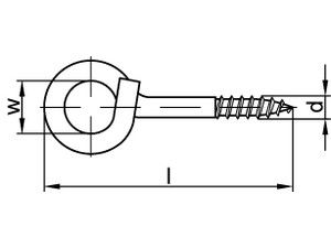 ART 88144 Starke Deckenhaken m. Holzgew. St. Typ 18 8,2 x 100 gal Zn gal Zn S