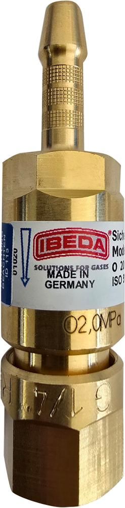 Sicherheitseinrichtung Tülle 6,3 mm, G 1/4" R