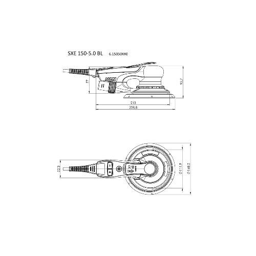 Exzenterschleifer SxE 150-5.0 BL Metabo