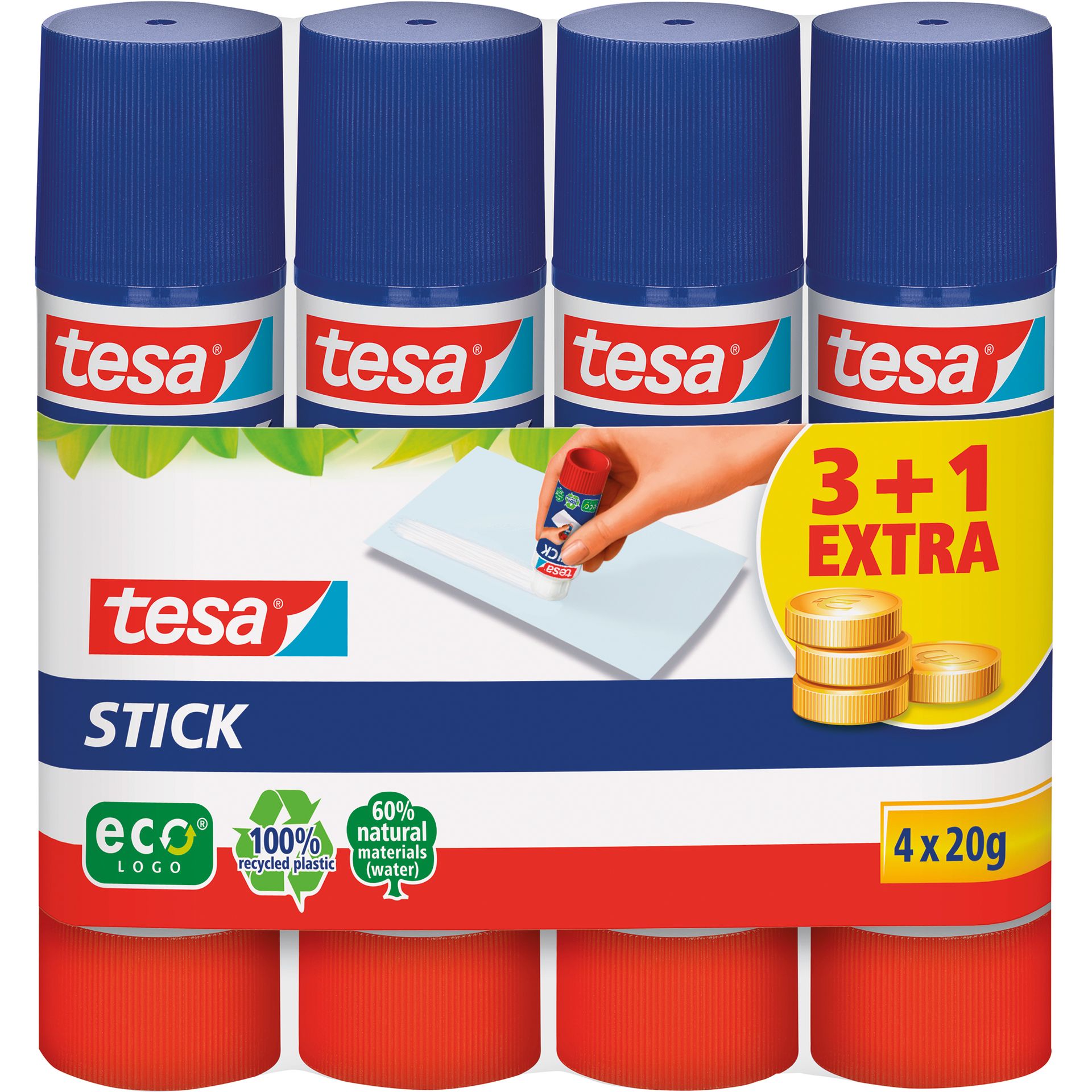 Klebestift 20g 4 St./Pack.
