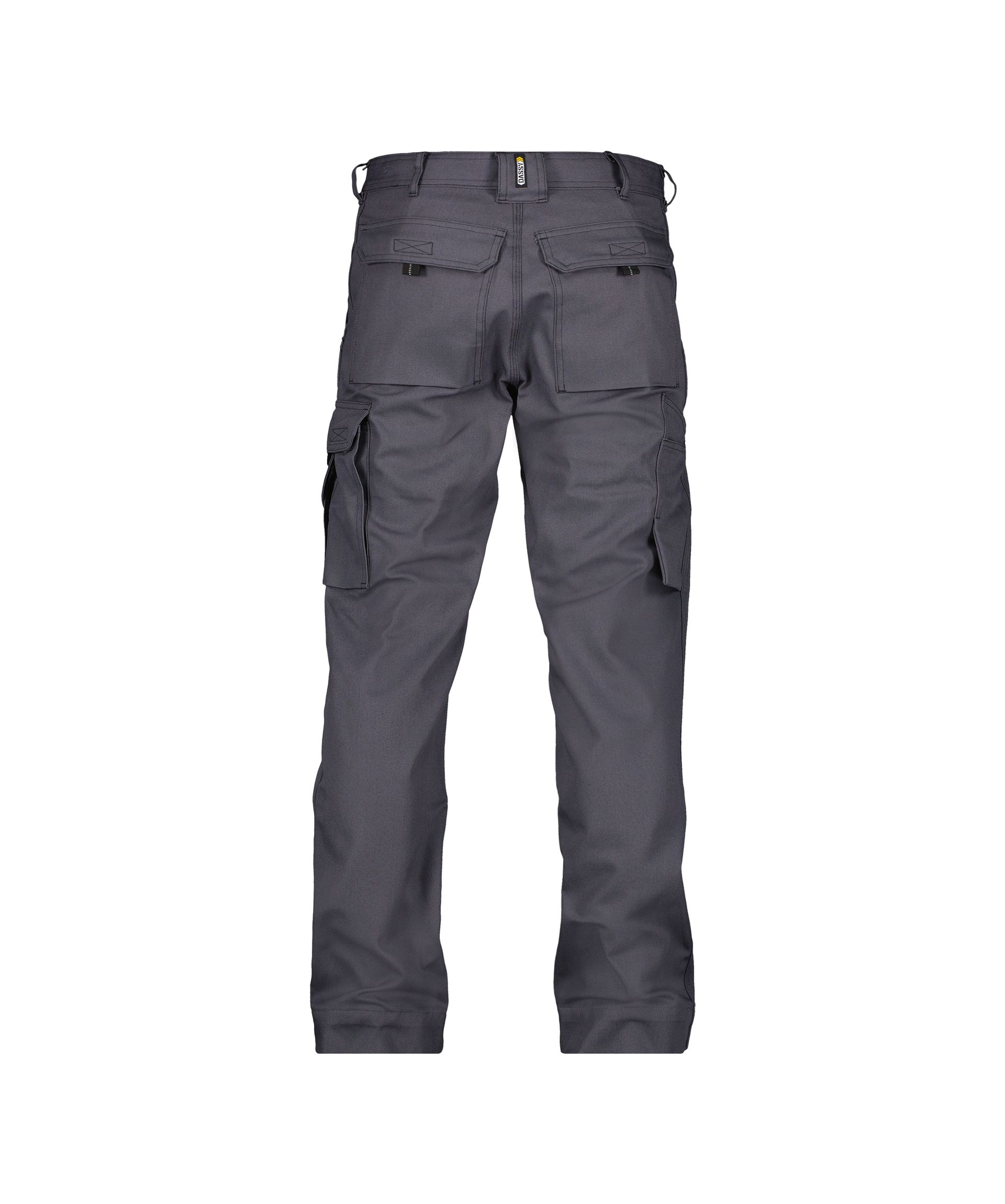 DASSY® Kingston - Canvas Arbeitshose - zementgrau, Gr. 64