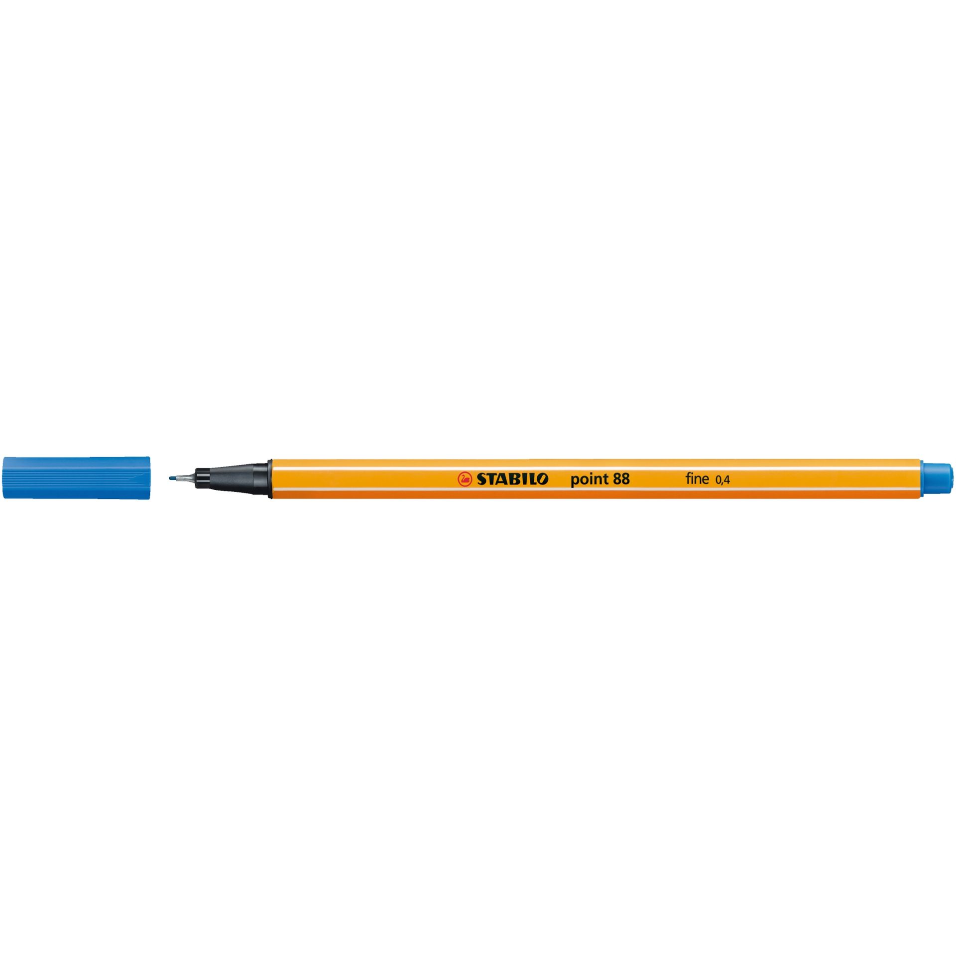 Fineliner point 88 0,4mm mittelblau