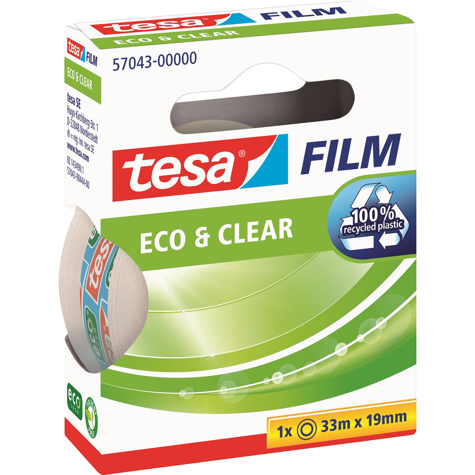 Klebefilm  Eco&Clear 19mmx33m