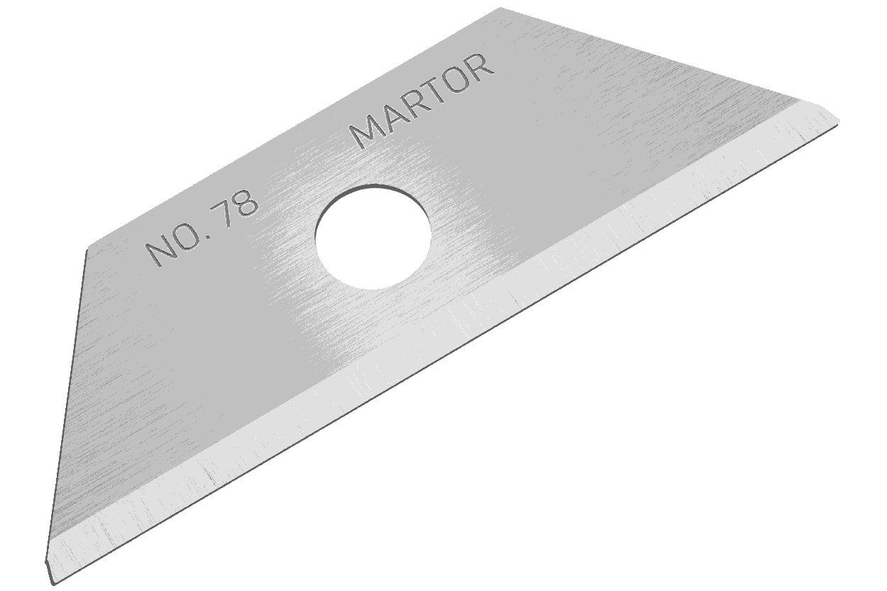 MARTOR Ersatzklinge TRAPEZKLINGE 78 Standardschliff | 10 Stück