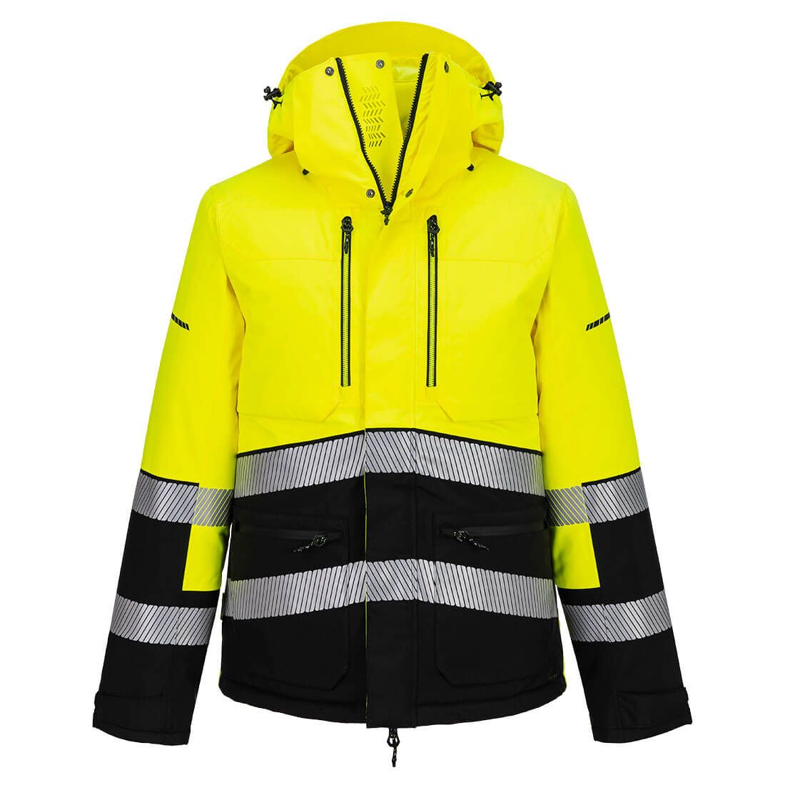 Portwest EV4 Warnschutz-Winterjacke, Gelb, Gr. S