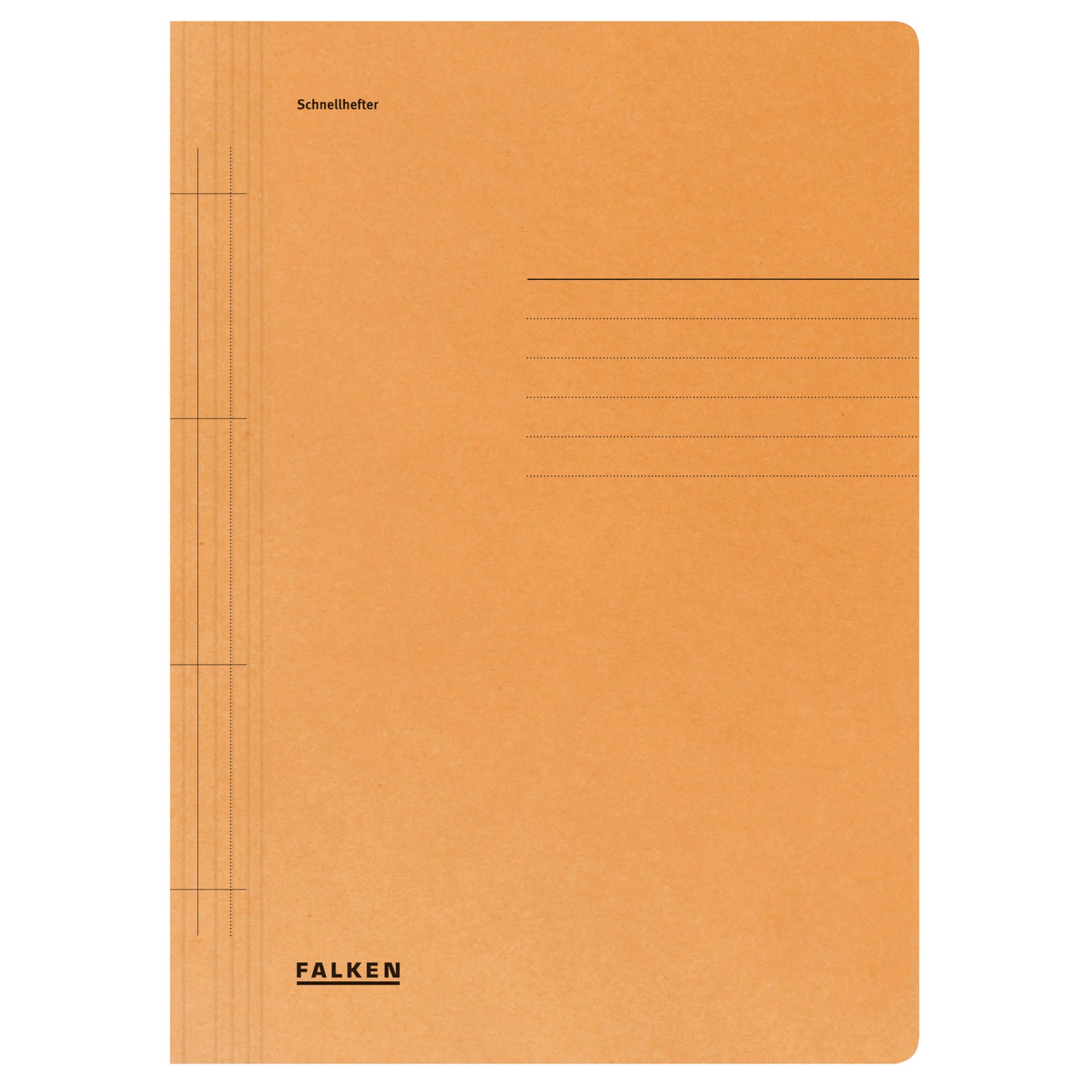 Schnellhefter A4 250g/m² Manila-RC-Karton orange