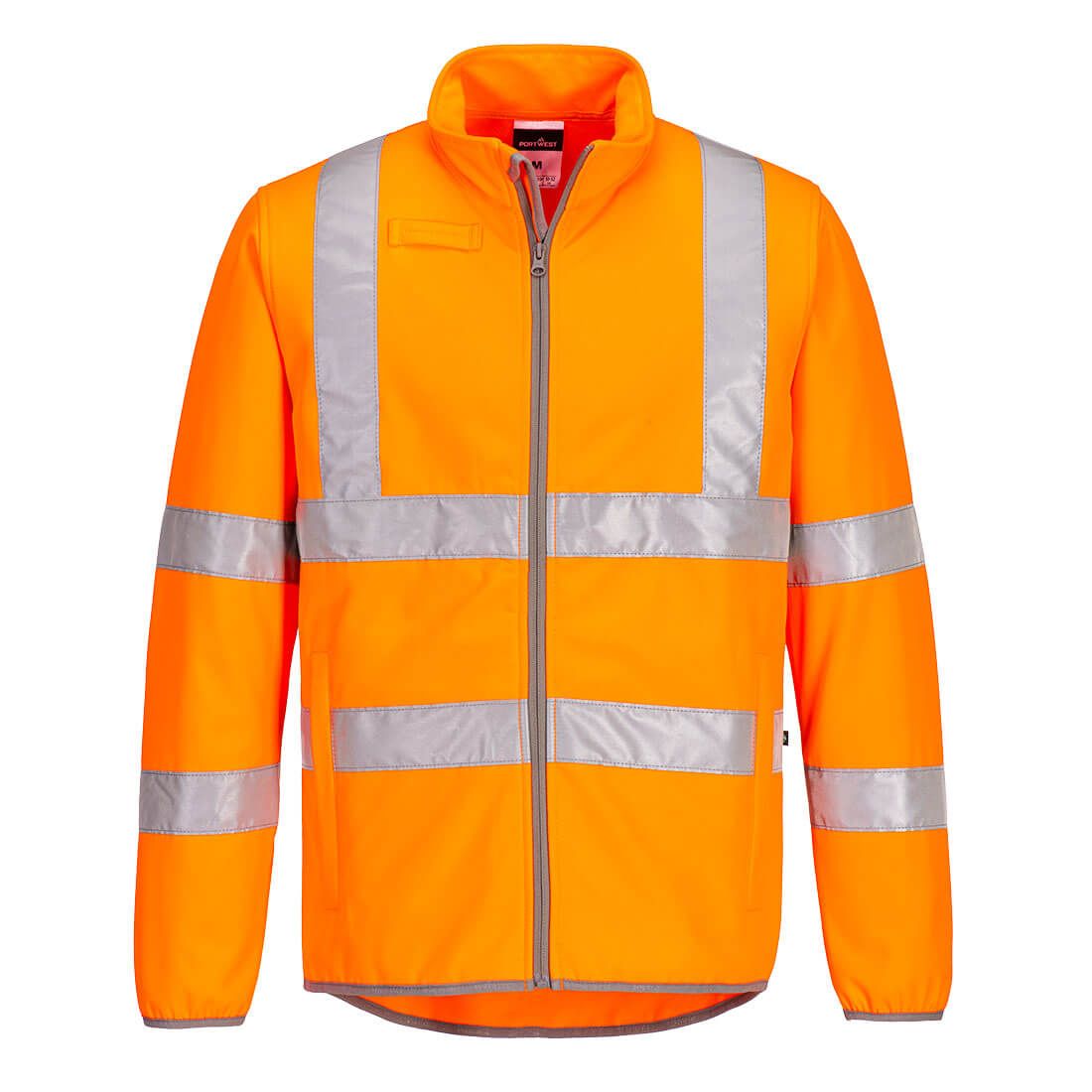 Portwest EC24 Warnschutz-Softshelljacke, Orange, Gr. 3XL