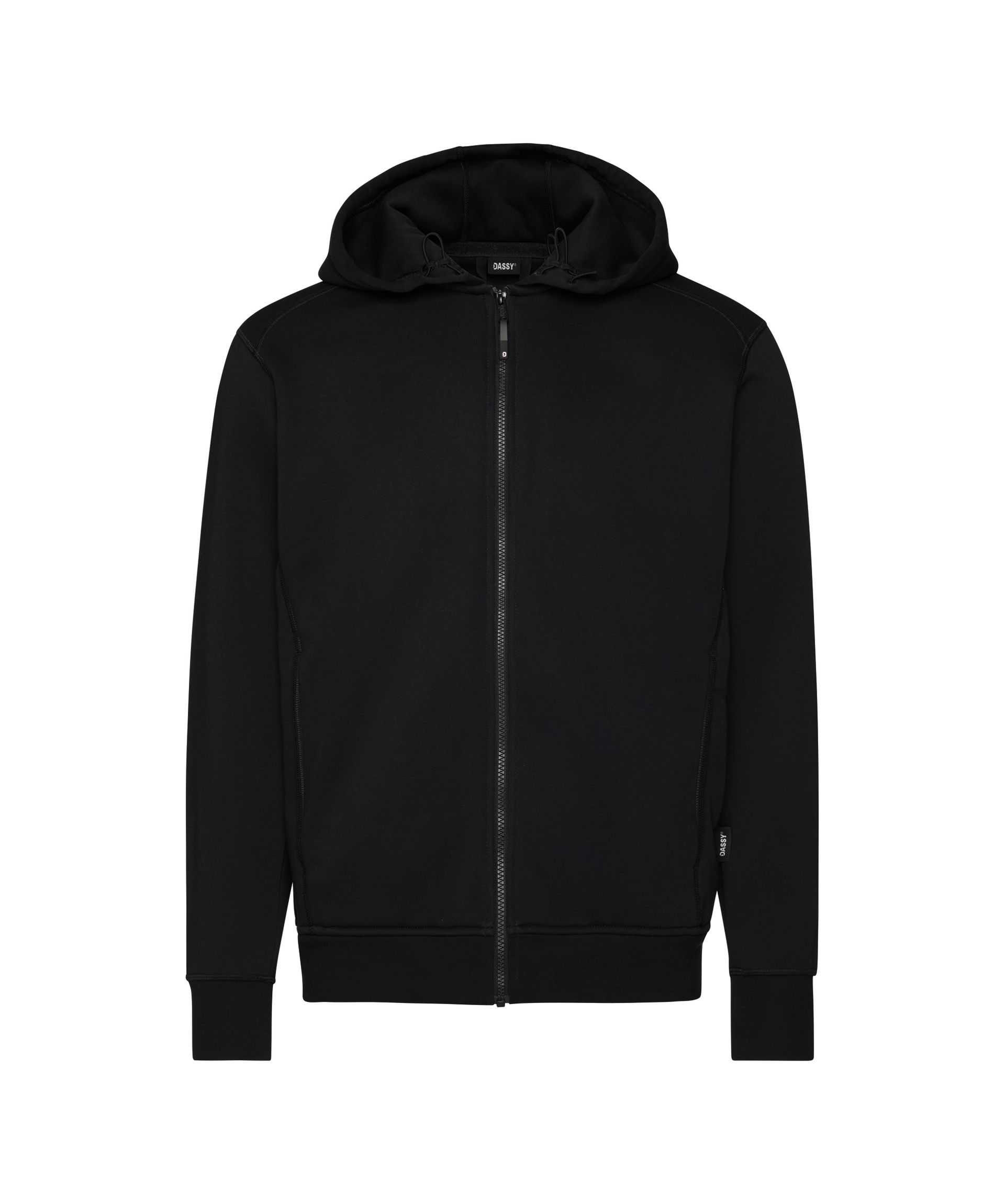 DASSY® GRID - Kapuzensweatshirt - schwarz, Gr. XS